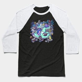 Frog Onsen Baseball T-Shirt